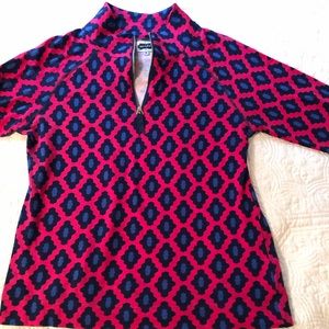 Mud Pie Poppy Half Zip/ Pullover